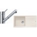 Franke SET G136 granitový dřez BFG 611 vanilka + baterie FG 7486.031 chrom