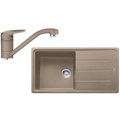 Franke SET G137 granitový dřez BFG 611 kašmír + baterie FC 9541.424 kašmír