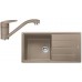 Franke SET G137 granitový dřez BFG 611 kašmír + baterie FC 9541.424 kašmír