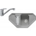 Franke SET G145 granitový dřez EFG 682 E šedý kámen + baterie FC 9541.031 chrom