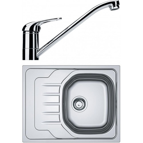 Franke SET N72 (dřez OLN 611-63 + baterie FB 250 Chrom) 101.0618.833