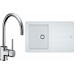Franke SET G56 granitový dřez BFG 611-78 bílý led + baterie FC 650 chrom 114.0323.874
