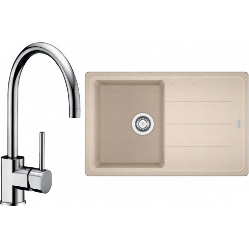 Franke SET G56 granitový dřez BFG 611-78 pískový melír + baterie FC 650 chrom 114.0323.876