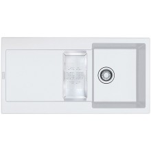 Franke Maris MRG 651, 970x500 mm, fragranitový dřez, bílá led 114.0120.249