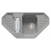 Franke Euroform EFG 682 E, 905x505 mm, Fragranitový dřez šedý kámen114.0285.869