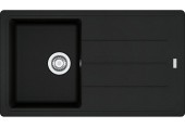 Franke Basic BFG 611-86, 860x500 mm, fragranitový dřez, matná černá 114.0661.512