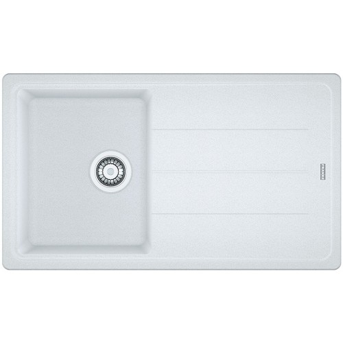 Franke Basic BFG 611-86, 860x500 mm, fragranitový dřez, bílá led 114.0494.912