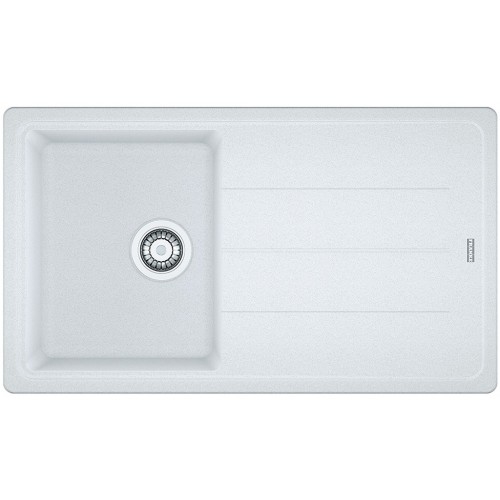 Franke Basic BFG 611-86, 860x500 mm, fragranitový dřez, bílá led 114.0494.912