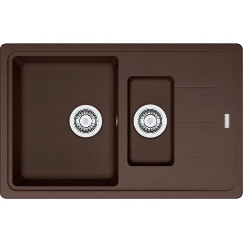 Franke Basic BFG 651-78, 780x500 mm, fragranitový dřez, tmavě hnědý 114.0285.226