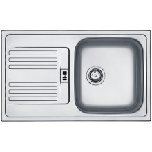 BAZAR Franke Euroform EFN 614-78, 780x475 mm, nerezový dřez 101.0684.386 OHNUTÝ ROH!!