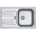 BAZAR Franke Euroform EFN 614-78, 780x475 mm, nerezový dřez 101.0684.386 OHNUTÝ ROH!!