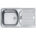 Franke Eurostar ETL 614 3 1/2“ , 780x435 mm, tkaná struktura + sifon 101.0058.085