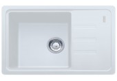 Franke Malta BSG 611-62, 620x435 mm, fragranitový dřez, Bílá-led 114.0440.889