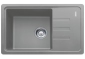 Franke Malta BSG 611-62, 620x435 mm, fragranitový dřez, Šedý kámen 114.0395.151