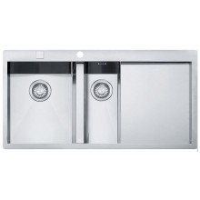 BAZAR Franke Planar PPX 251/651 TL/2, 1000x512 mm, nerezový dřez 127.0203.467 OHLÉ ROHY!!