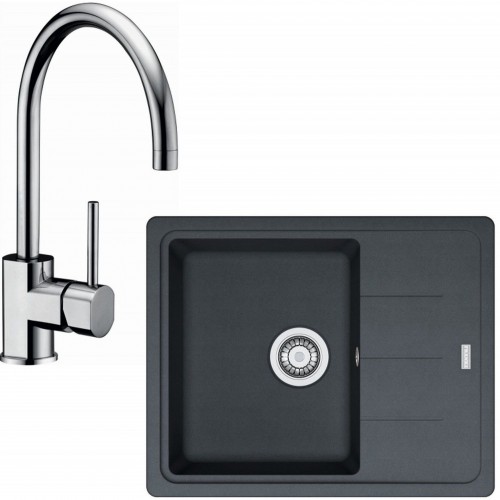 Franke SET G54 granitový dřez BFG 611-62 grafit + baterie FC 650.031 chrom 114.0323.795