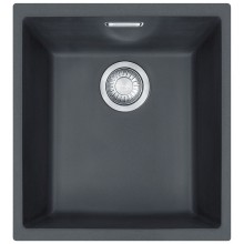 Franke Sirius SID 110-34, 365x440 mm, tectonitový dřez, černá 125.0363.785