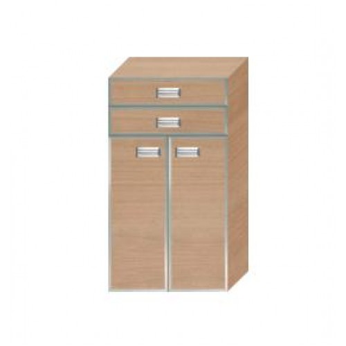 INTEDOOR FLORIDA střední koupelnová skříňka, zapuštěná úchytka s rámem FSS502Z06B