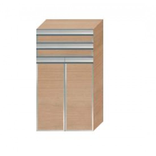 INTEDOOR FLORIDA střední koupelnová skříňka, horní úchytka s rámem FSS502Z01D