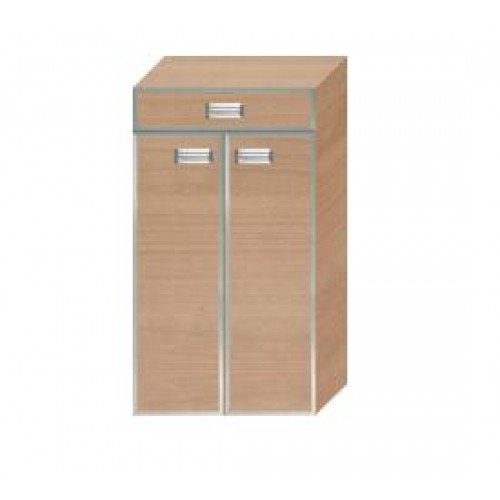 INTEDOOR FLORIDA střední koupelnová skříňka, zapuštěná úchytka s rámem FSS501Z01B