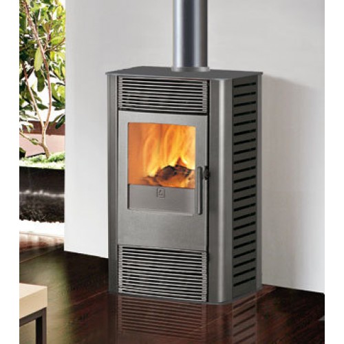 EDILKAMIN FUNKY teplovzdušná krbová kamna na dřevo antracitová 641660