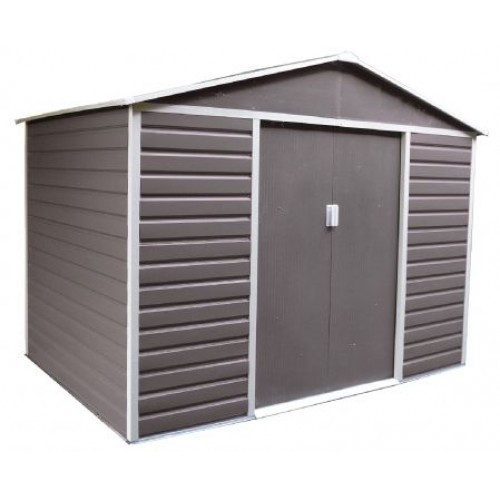 VÝPRODEJ Zahradní domek G21 GAH 1300 - 340 x 383 cm šedý 63900581 POŠKOZENÝ OBAL
