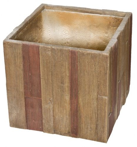 Květináč G21 Wood Cube 55x55x52cm 6392632