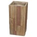 Květináč G21 Wood Tube dark 40x40x80cm 6392652