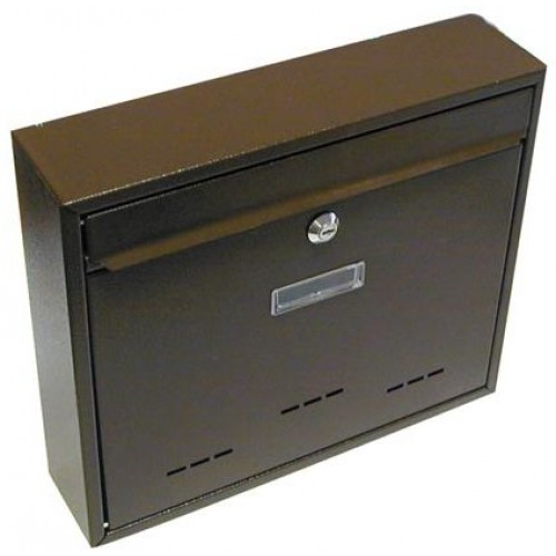 Schránka poštovní RADIM velká 310x360x90mm hnědá 6392164