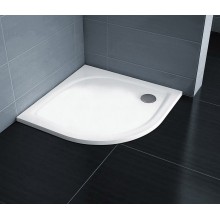RAVAK ELIPSO PRO 90 FLAT čtvrtkruhová sprchová vanička 90x90 cm XA237711010