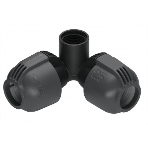 Gardena Sprinklersystem přípojka zadešťovače L-kus 25 mm x 3/4" vnitřní závit 2764-20