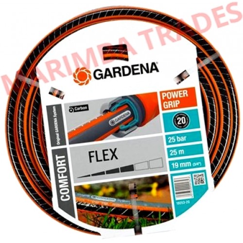 VÝPRODEJ GARDENA hadice FLEX Comfort, 19mm (3/4"),25 m R__18053-20 OHNUTÁ NA PÁR MÍSTECH