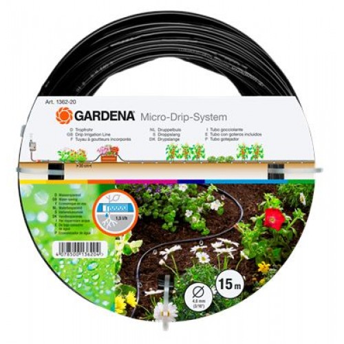 GARDENA MDS-nadzemní kapací hadice 4,6 mm (3/16"), 15m startovní sada 1361-37