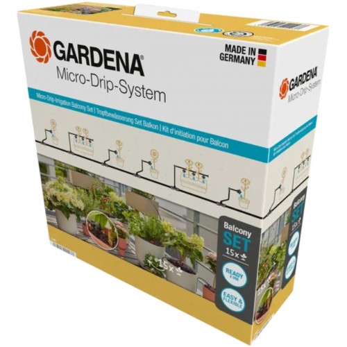 GARDENA MDS Startovní Set pro balkony 15 rostlin 13401-20