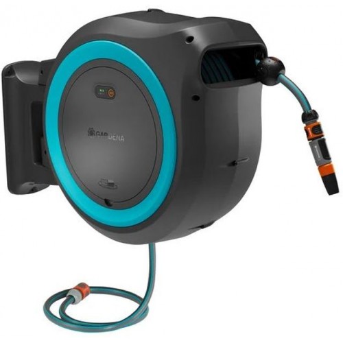 Gardena PowerRoll XL Nástěnný box na hadici 35m, bez aku, tyrkysový,18640-55