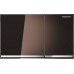 GEBERIT - ovládací tlačítko OMEGA 60, tlakový zinkový odlitek / sklo hnědé 115.081.SQ.1