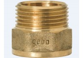GEBO nátrubek redukovaný 1" x 1 1/4" M x F mosaz 246H-29BR