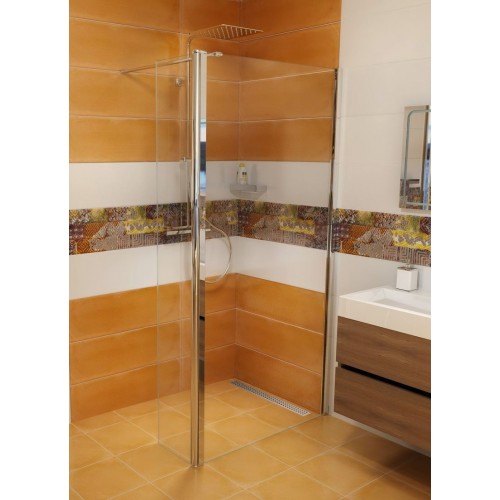 GELCO WALK-IN pevná stěna ke stěně s otočným prvkem 100/30 cm GWOP10030200