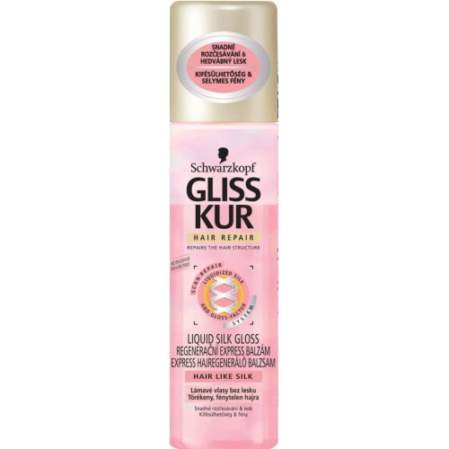 GLISS KUR Express Liquid silk regenerační balzám 200 ml PO EXPIRACI