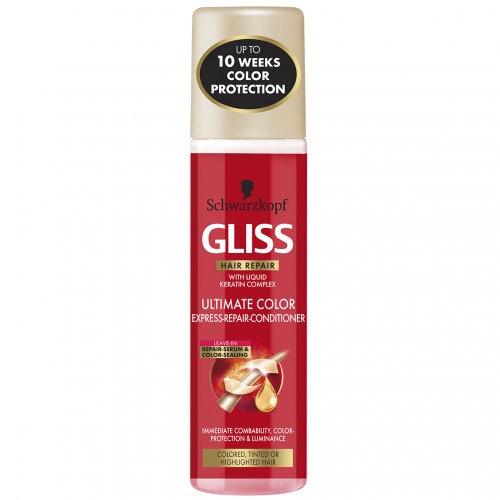 GLISS KUR Express Ultimate color regenerační balzám pro barvené vlasy 200 ml PO EXPIRACI