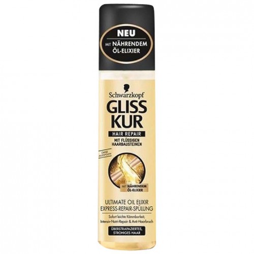 GLISS KUR Express Ultimate Oil Elixir no regenerační balzám 200 ml PO EXPIRACI