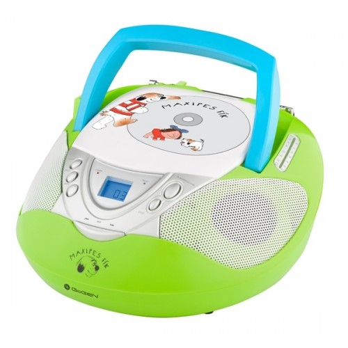 GoGEN Radiopřijímač s CD GoGEN MAXI RADIO G, CD/MP3/USB, zelený GOGMAXIRADIOG