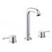 GROHE Essence - Tříotvorová umyvadlová baterie M, chrom 20296001