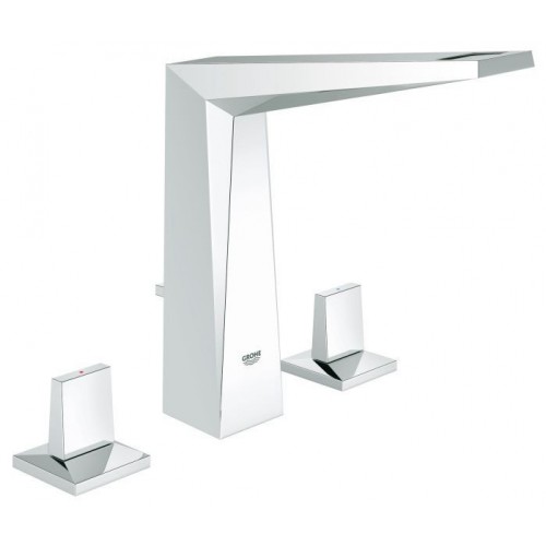 GROHE Allure Brilliant - Umyvadlová 3-otvorová baterie, chrom 20344000