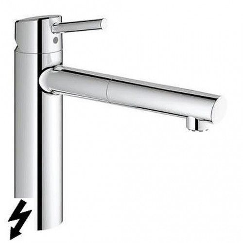 GROHE Concetto páková dřezová baterie, DN 15, chrom 31214001 GROHE Concetto páková dřezová baterie, DN 15, chrom 31214001