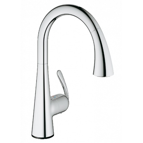 GROHE ZedraTouch - Páková elektronická dřezová baterie, chrom 30219000
