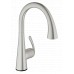 GROHE ZedraTouch - Páková elektronická dřezová baterie, supersteel G30219DC1