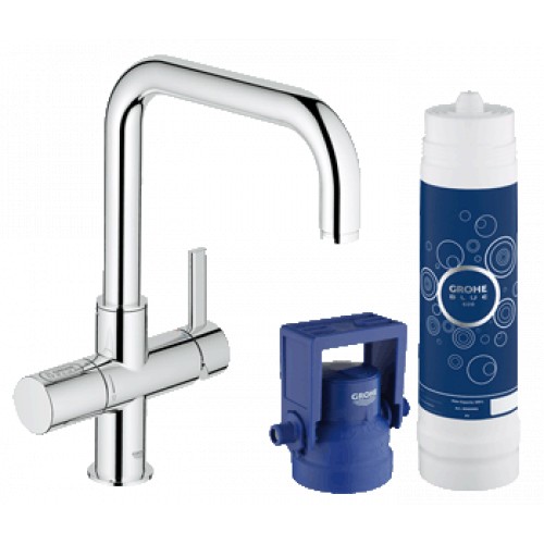GROHE Blue - Páková dřezová baterie s filtrační funkcí, chrom 31299001