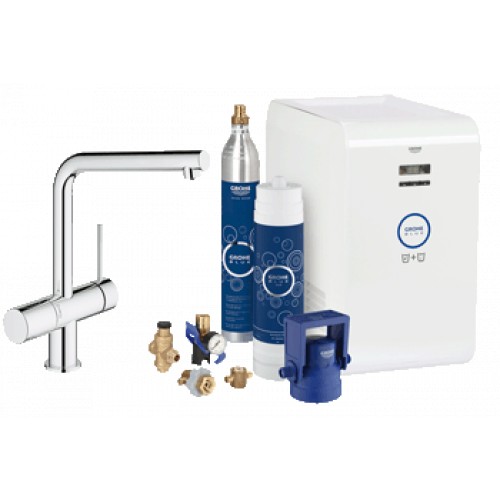 GROHE Blue-Páková dřezová baterie s filtrem a chladicím zařízením,chrom 31347002 GROHE Blue-Páková dřezová baterie s filtrem a chladicím zařízením,chrom 31347002