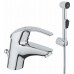 GROHE Eurosmart Hygienica páková umyvadlová baterie s ruční sprchou, chrom 33446001